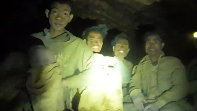 Rescuers work to drain flooded Laos cave to free 5 villagers and search for 2 still missing