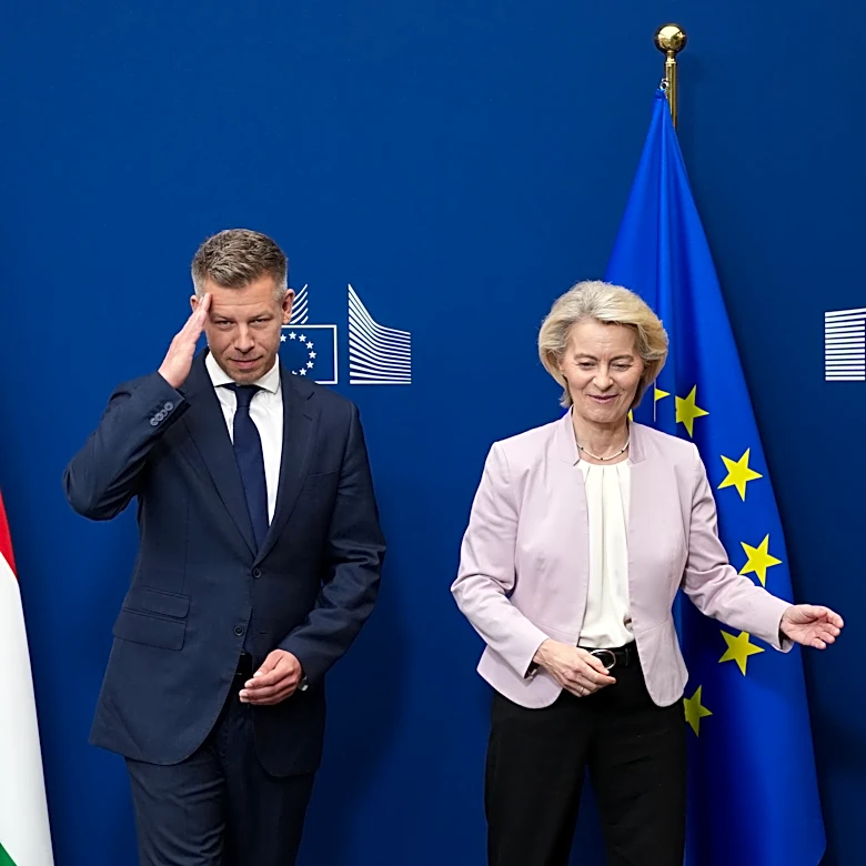 Seeking to unblock EU funds, Hungary's Magyar meets with EU leadership in Brussels