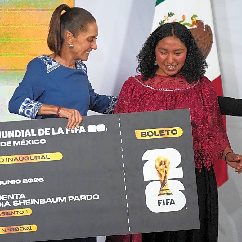 Mexico president Sheinbaum gifts her World Cup ticket to Indigenous athlete