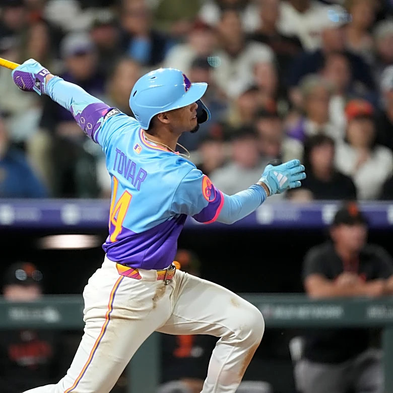 Tovar, Goodman homer in 5-run 9th, Rockies beat Giants 8-6