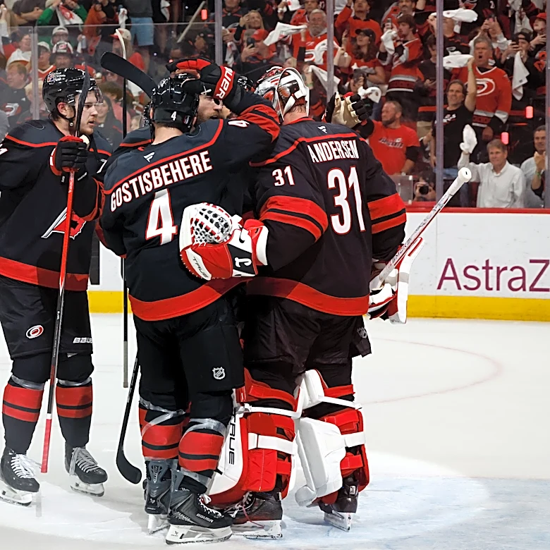 Andersen remains steady in emotional win as Hurricanes advance to Stanley Cup Final
