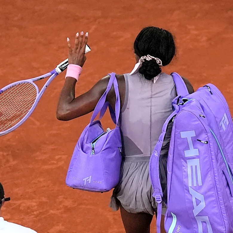 Coco Gauff's French Open title defense ends in 3rd-round loss, Naomi Osaka's fashion show goes on