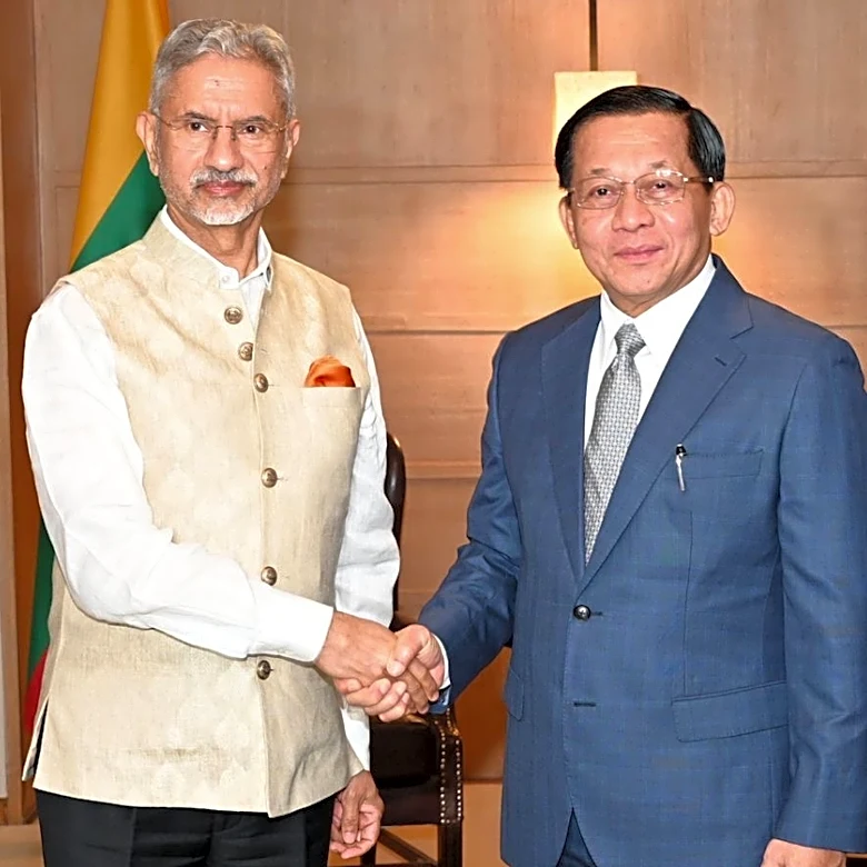 President of Myanmar’s military-backed government visits India