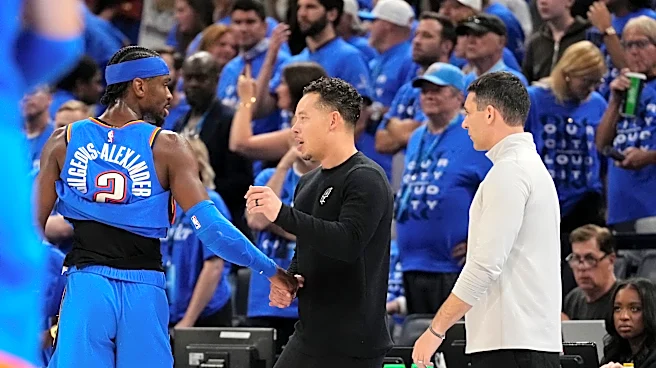 Gilgeous-Alexander tips his cap after Thunder fall to Spurs in Game 7 to end their title reign