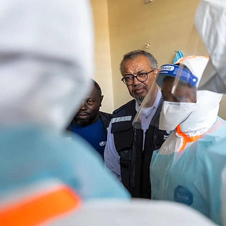 WHO chief hails 5 Ebola recoveries as a new treatment center opens in eastern Congo
