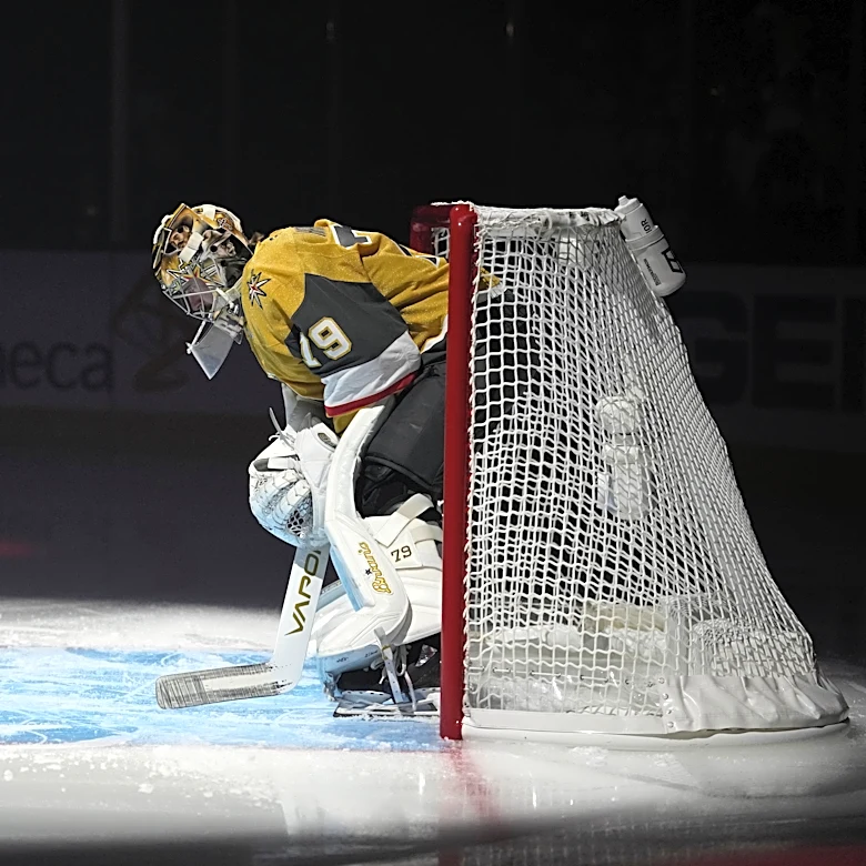 Carter Hart’s highly scrutinzed comeback has arrived at the Stanley Cup Final with Vegas