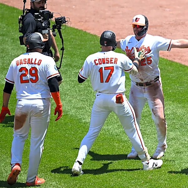 Cowser HR, 4 RBIs back solid start by Bradish in Orioles' 9-5 victory over Toronto