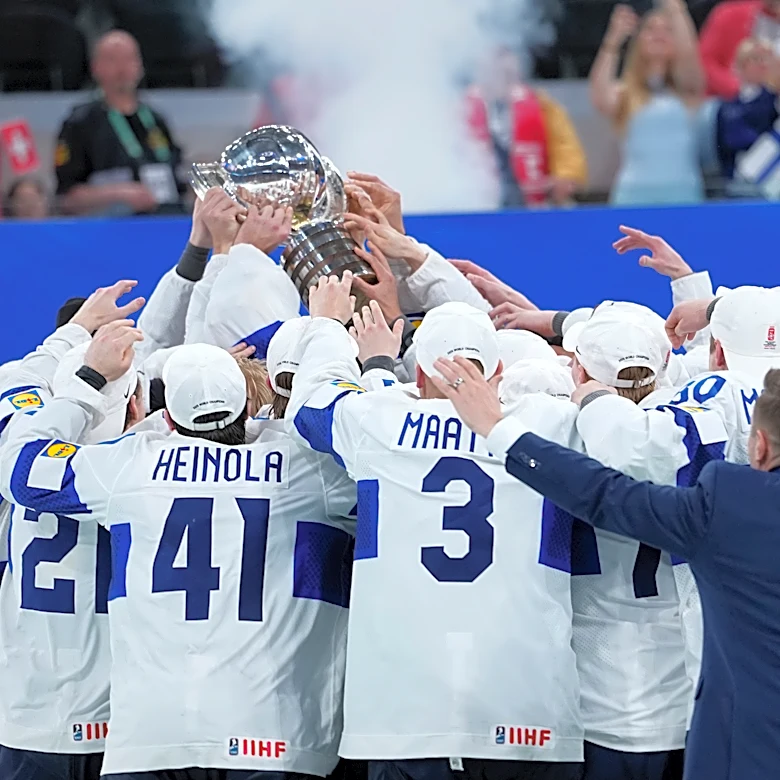 Finland beats Switzerland 1-0 in overtime to win men's ice hockey world championship