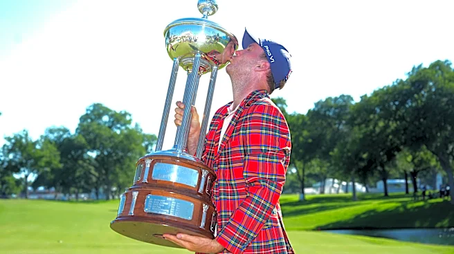 Russell Henley goes on late birdie run to win Colonial. Celine Boutier rallies to win on LPGA