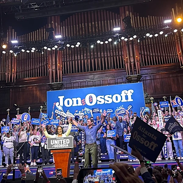 Jon Ossoff and Keisha Lance Bottoms show off head start in Georgia as Republicans battle in runoff