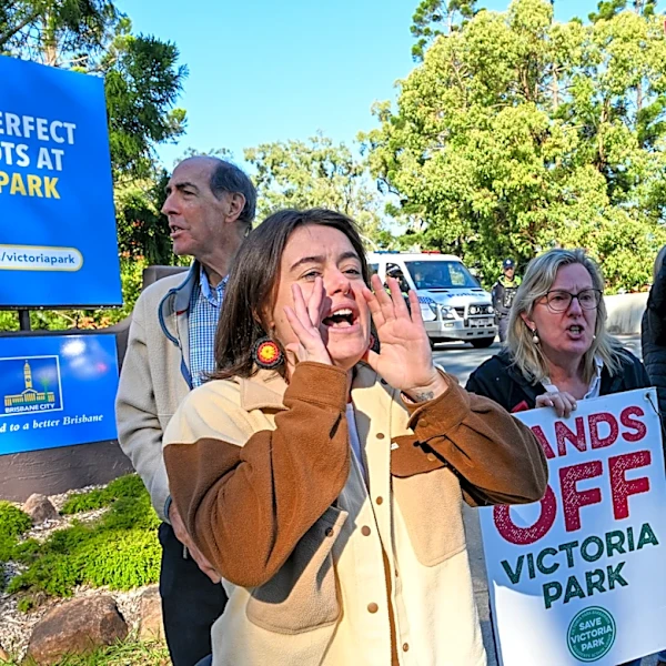 Brisbane begins work on the 2032 Olympics main stadium at Victoria Park after protesters moved