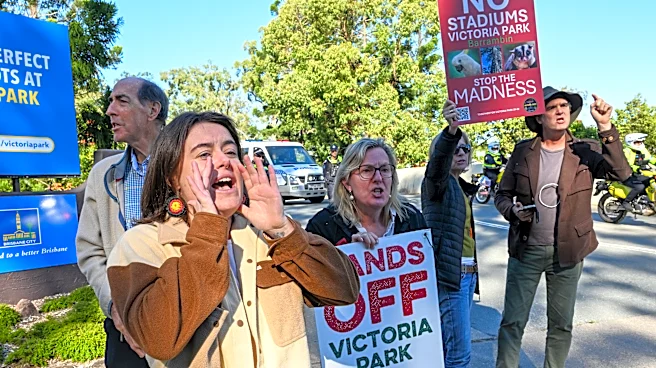 Brisbane begins work on the 2032 Olympics main stadium at Victoria Park after protesters moved
