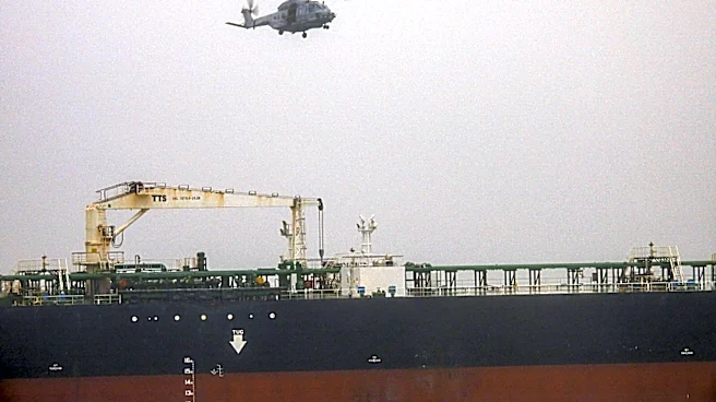 Macron says French Navy, backed by the UK, intercepted a sanctioned tanker from Russia