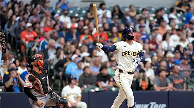 Brice Turang breaks out of his 0-for-21 slump as Brewers trounce Giants 16-2