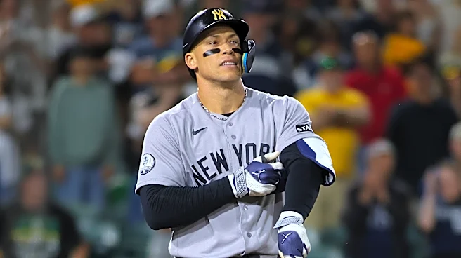 Yankees slugger Aaron Judge out of lineup with bone bruise in right rib and may miss a few days