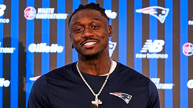 A.J. Brown in 'awe' to join childhood favorite Patriots, declines to discuss end of time with Eagles