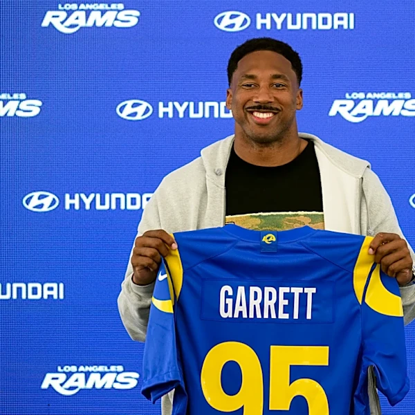 Myles Garrett sees his trade to the Rams as the path to the postseason success that has eluded him