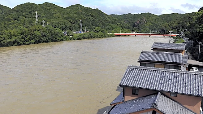 Heavy rain from tropical storm raises flood risks in the Tokyo region