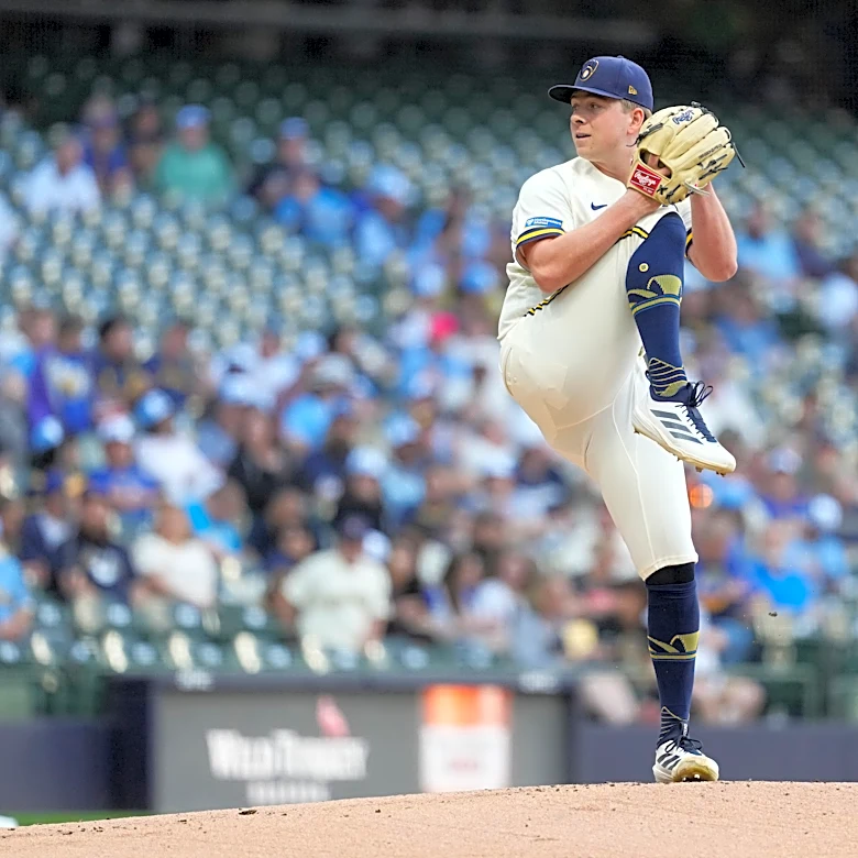 Kyle Harrison strikes out 12, Jake Bauers homers as surging Brewers top slumping Giants 8-3
