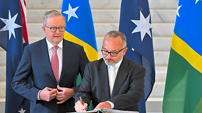 New prime minister says Solomon Islands will review its secretive security treaty with China