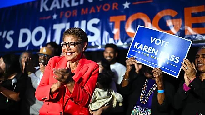 Los Angeles Mayor Karen Bass grabs edge in early returns, vows 'victory in November'