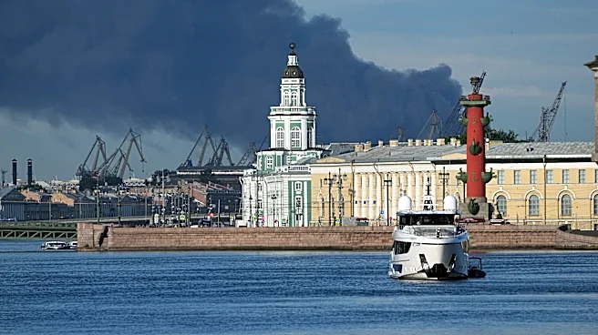 Ukrainian drones hit St. Petersburg oil terminal ahead of 'Russian Davos'