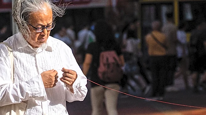 A Hong Kong artist tries to mark the Tiananmen crackdown. He was quickly stopped by police