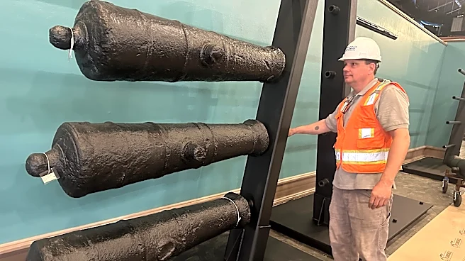 Cannons lost underwater during the American Revolution will soon go on display at a Georgia museum
