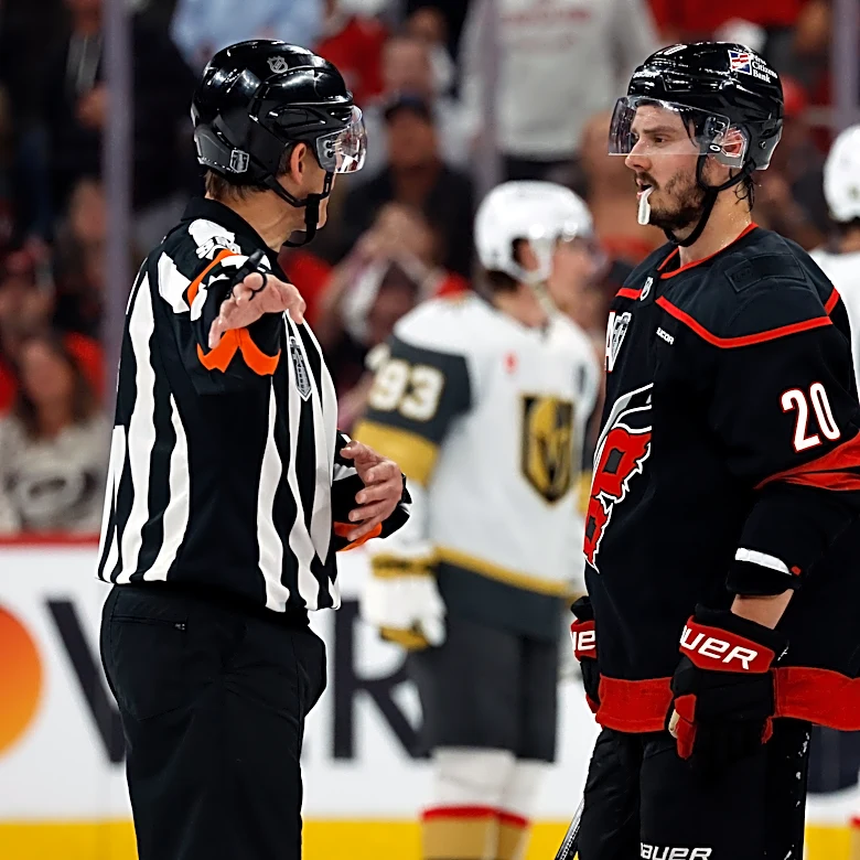 Down 0-1 in Stanley Cup Final, Hurricanes coach on top line vs. Vegas: 'We need them to get going'