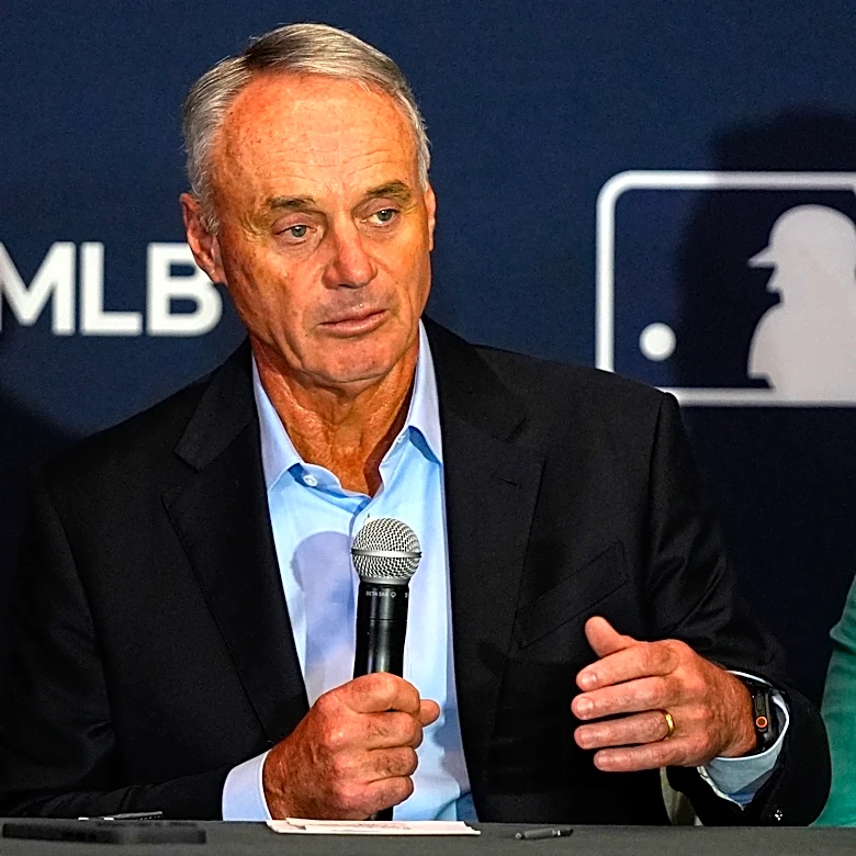 MLB Commissioner Rob Manfred worries cap proposal could lead to repeat of 1994-95 strike