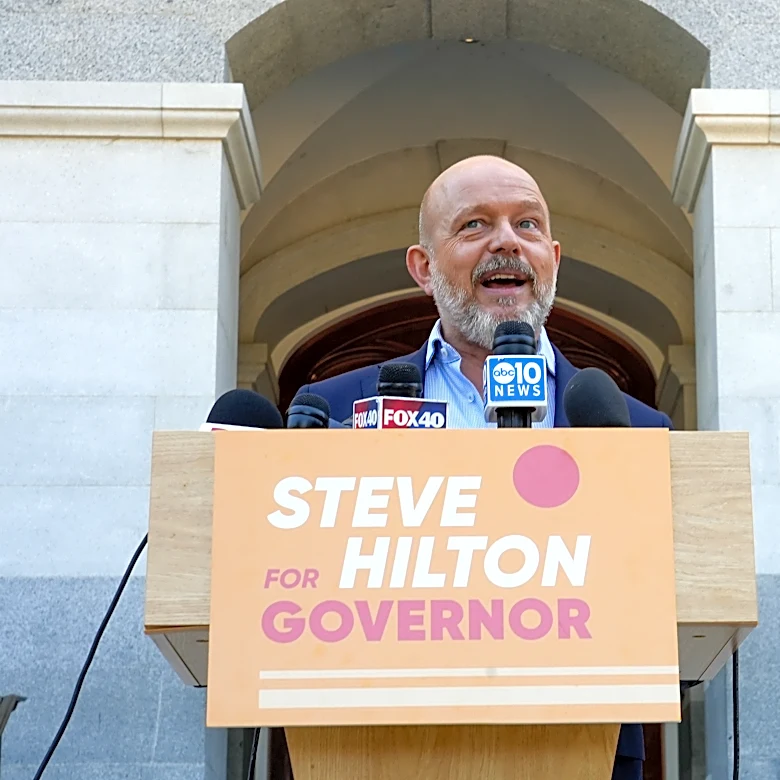 Steve Hilton, top Republican hopeful for California governor, says the state has lost its way