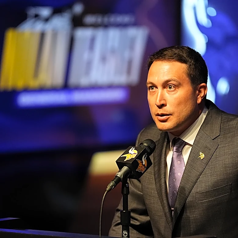 Nolan Teasley found his calling in football with the Seahawks and his dream job as GM of the Vikings