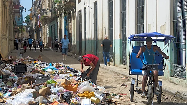 A garbage crisis engulfs Havana as fuel shortages stall trash pickup