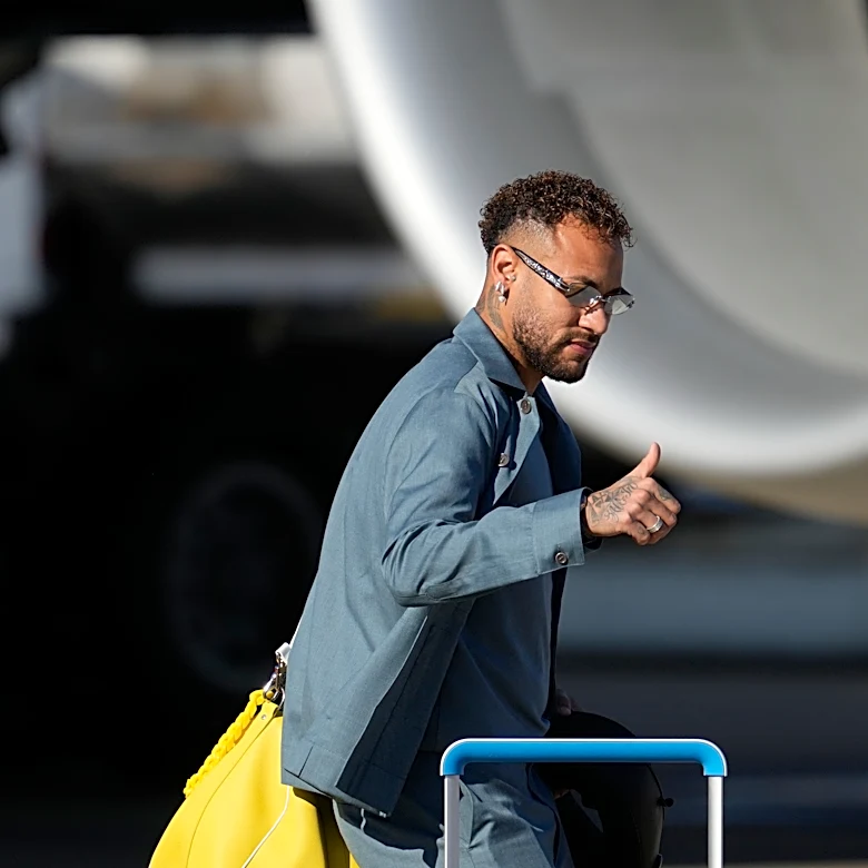 Brazil says Neymar, sidelined by a calf injury, isn't traveling for an exhibition game vs. Egypt