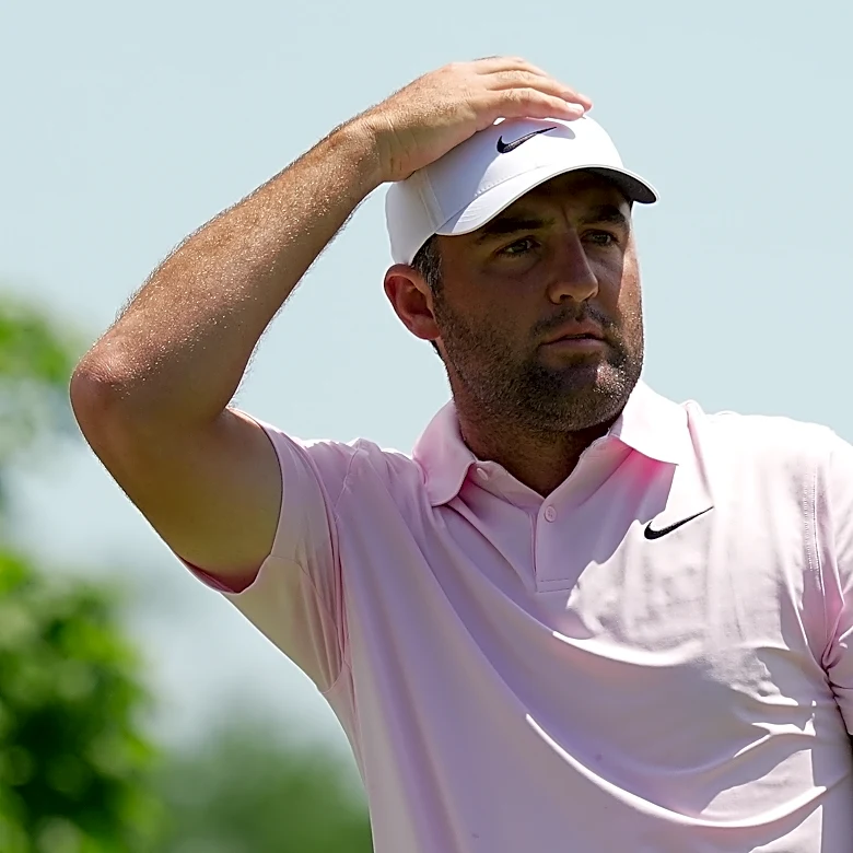 Fleetwood part of 4-way tie for the lead at Memorial in a tough opening round for Scheffler