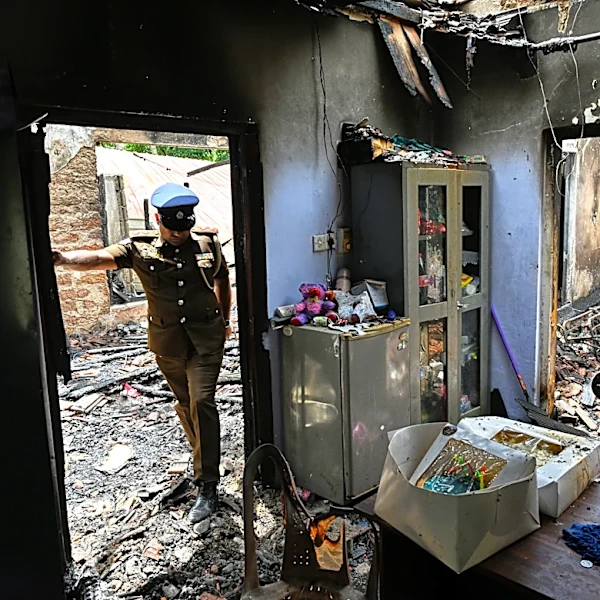 Unregistered Sri Lankan nursing home lies in ruins as toll from deadly fire rises to 13