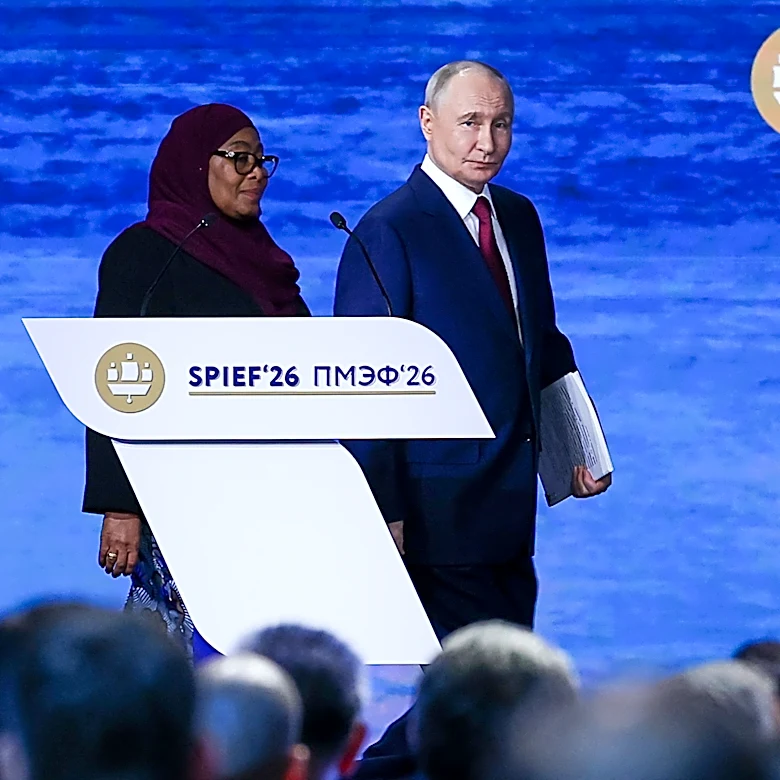 Putin slams Western sanctions as damaging to the global economy