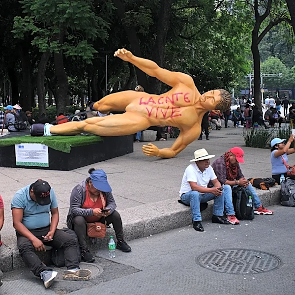 Protests in Mexico City capitalize on World Cup celebrations to pressure government