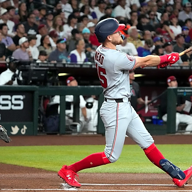 Nationals get homers from Mead and Crews, hold Diamondbacks to 2 hits in 6-1 victory