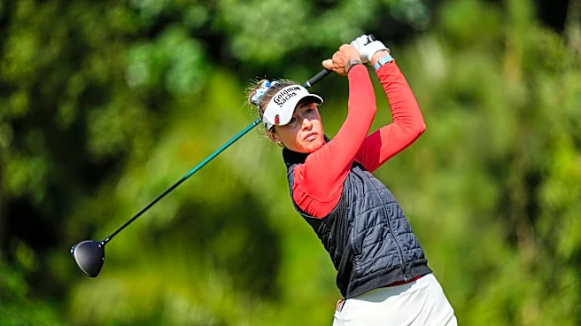 Nelly Korda seizes share of 3rd-round lead at US Women's Open with late birdie spree