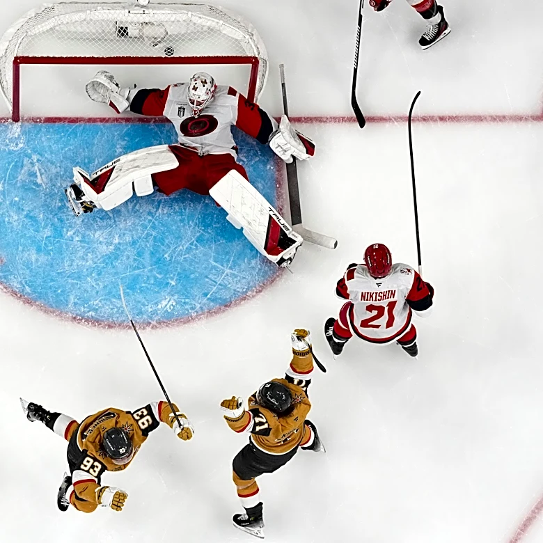 Golden Knights beat Hurricanes 5-4 in 2OT in Game 3 after blowing 4-goal lead