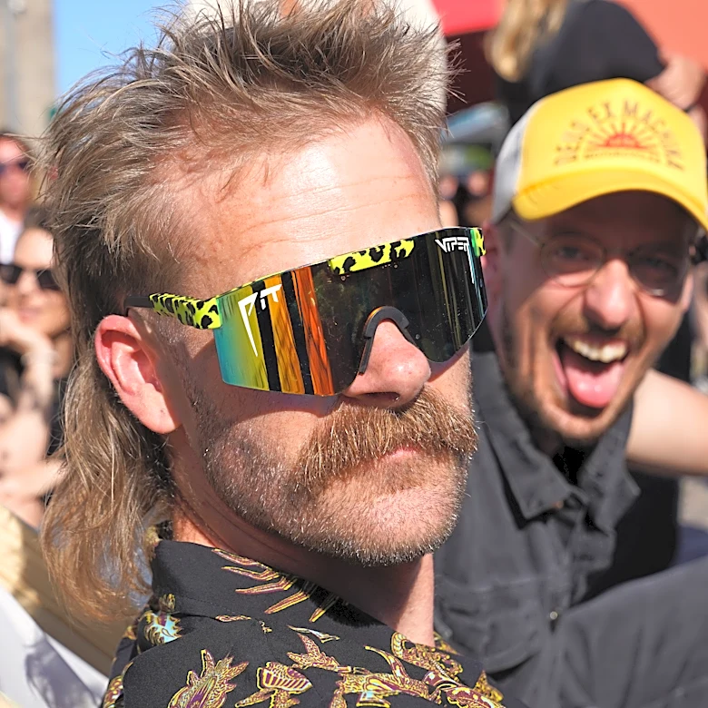 A raucous Copenhagen crowd cheers Denmark’s 2026 Mullet Championship