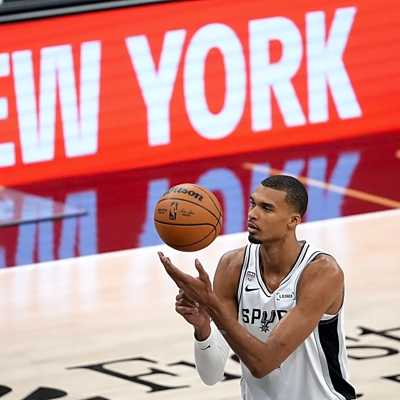 Victor Wembanyama says he's 'built for' the pressure of the NBA Finals with the Spurs down 2-0