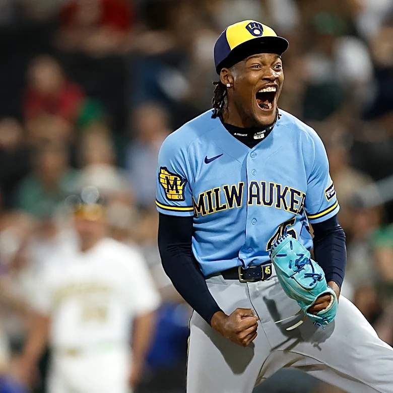 Brewers outlast A's 15-14 in 12 innings as teams combine for 11 homers and 34 hits in Las Vegas