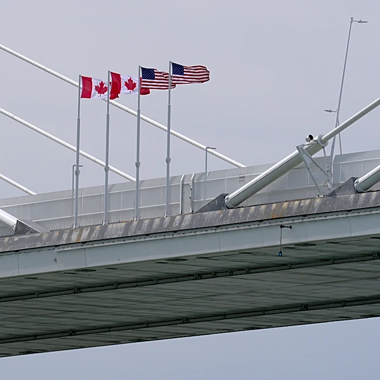 Carney says the new Canadian-built bridge across Detroit River that Trump threatened will open