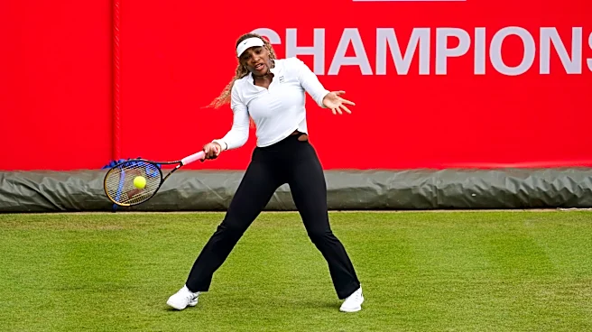 Serena returns: Williams begins her comeback in doubles at Queen's Club