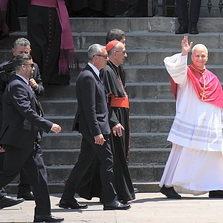 Pope Leo XIV gets caught up in Spain's great debates over soccer and language
