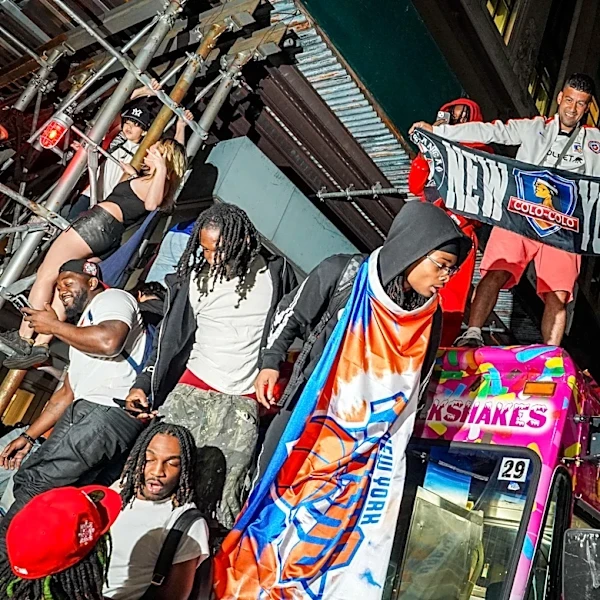 A 'rowdy' Knicks watch party ends with 21 in custody and 5 officers injured