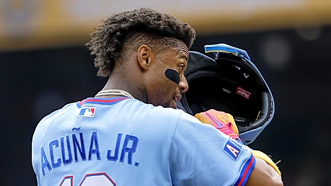 Braves' Acuña leaves game at White Sox with tightness in left hamstring, his 2nd injury of season