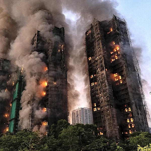 Hong Kong charges 7 people and 2 firms over massive fire that killed 168